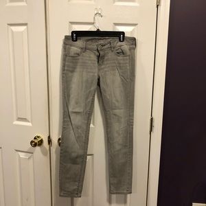 American Eagle Grey Skinny Jeans